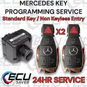 MERCEDES-BENZ STANDARD 2 KEYS! 1997-2015 BENZ SAME DAY PROGRAMMING SERVICE
