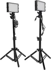 XUMIUZIY USB LED Video Light,Dimmable 6000K LED Fill Light with Adjustable Tripod for Conference Call Streaming Video Photography
