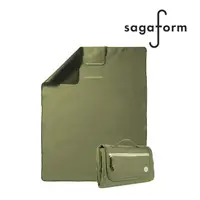 在飛比找momo購物網優惠-【SAGAFORM】野餐墊毯-軍綠(瑞典設計/北歐戶外生活風