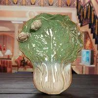 在飛比找Yahoo!奇摩拍賣優惠-陶瓷水果盤 精美家用餐廳陶瓷盤