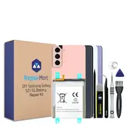 Samsung Galaxy S21 5G Compatible Battery & Back Cover Lens Installed Replacement DIY Repair Tools Kit