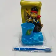 Jake & The Neverland Pirates Smile Kids Toothbrush & Holder Rinse Cup Set