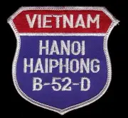 USA • Vietnam Hanoi Haiphong B-52-D cloth patch
