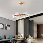 Modern Round Acrylic Chandelier Creative Ceiling Led Light Pendant Living Room