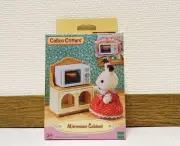 Sylvanian Families Microwave Cabinet Kitchen Furniture Miniature Calico Critters