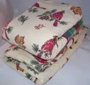 Cardinals Bed Sheet Set Cotton Flannel Portugal Fitted Flat 2 Pillow Cases Full
