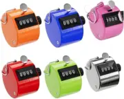 Tally Counter 6 PCS Hand Tally Counters Manual Click Counter 4 Digit Clicker Cou