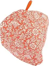Baluue Tea Cosy, Printing Tea Cosy for Teapot Cotton Insulation Tea Kettle, Vintage Floral Printed Teapot Cover for - and Keep Warm Tea Kettle Quilt Replaecment for Home Kitchen