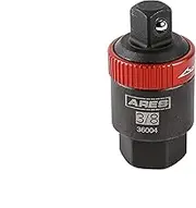 ARES 36004-3/8-Inch Drive Ratcheting Breaker Bar Adapter - Converts Breaker Bar or Sliding T-Handle into Ratchet - Reversible Ratcheting Mechanism with Anodized Switch Collar