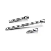 3 Piece Socket Extension Bar Set, 1/2 Inch Drive, 3-inch, 5-inch, 1/2" Drive