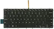Intendvision Replacement US Keyboard for Dell Inspiron 5368 5378 5370 5379 5568 5578 5579 7368 7370 7373 7375 7378 7460 7466 7467 7560 7569 7570 7572 7573 7579 Laptop No Frame (Backlight)
