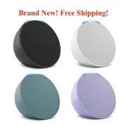 Brand New Amazon Echo Pop Smart Speaker Latest Alexa Full Sound Light & Privacy