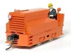 On30/O16.5/Oe Scale Aru-Model Mining Diesel Locomotive Kit Kato Works Open Cab