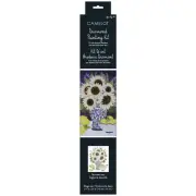Camelot Dots Diamond Art Kit 15.7"X20"-White Sunflowers 5A002CQJ-1GG8H