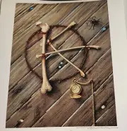 STEPHEN KING THE DARK TOWER MICHAEL WHELAN SIGNED Ka 19 O'CLOCK GUNSLINGER PRINT