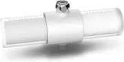 Weddell Duo Shower Filter - NSF Certified Shower Filter - High Pressure Activated Carbon Filter - Removes Chlorine, Microplastics, PFAS, & Heavy Metals - For Healthier Skin & Hair (Single Pack, White)