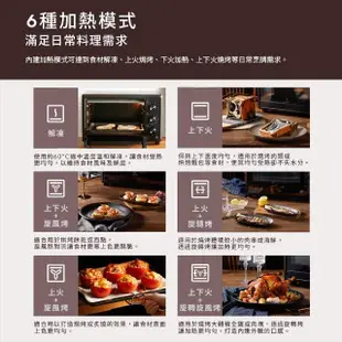 【Electrolux 伊萊克斯】限時限量福利品 - 25L 極致美味500 獨立式電烤箱(EOT2515XG)