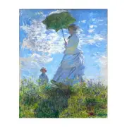 Claude Monet, Woman with a Parasol FRIDGE MAGNET, 1875 Stroll La Promenade