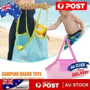 Adult Children Beach Mesh Bag Protable Swimming Sport Tote Sundries Organizer