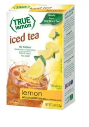 12 Count True Lemon Iced Tea Premium Black Tea Real Lemon Flavor Low Calorie