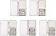 Barbuly 5X 500G x 0.01G Mini Digital Scales Jewelry Jewelry Scales LCD Display High Precision Measuring Pocket Weight Tools