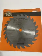 Black & Decker General Purpose 7 1/4" x 24 Tooth Carbide Circular Saw Blade