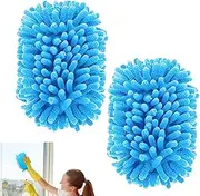 Limescale Board Rubber, 2 Double-Sided Blackboard and Whiteboard Erasers, Dustless Cleaning Mop for Teachers, Office, School, Classroom, Home, Reusable Eraser for Dry