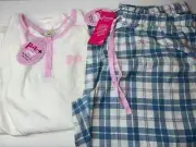 NWT PLUS SIZE LADIES PETER ALEXANDER HENLEY FLANNELETTE PJ SET SIZE 2+ / 20 - 22