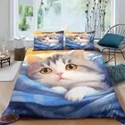 Duvet Cover Double 200X200 Cm 3D Printed Bedding Set Girls Teens Comforter
