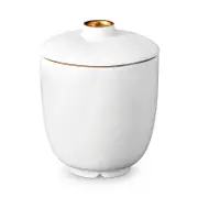 L'Objet Han Gold Sugar Bowl with Lid