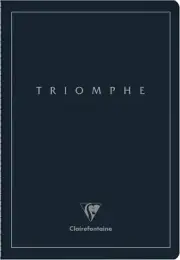 37170C Collection Triomphe PLATINUM a Deep Blue Sewn Notebook - A4 21 X 29.7 Cm