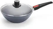 Woll Diamond Lite Detach Handle Induct Wok 30cm With Lid Gift Boxed