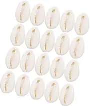 NOLITOY 40pcs Irregular Shell Pendant Charms for DIY Jewelry Making Conch Charms for Necklaces Bracelets Earrings Keychains and Decorative Accessories
