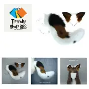 Cosplay Animal Tail Fox Squirrel Cat Dog Wolf Tail and Ears Headband Costume ...