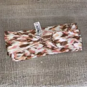 NWT Aerie Girl’s Headband Pink Brown And White