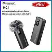 Relacart MC1 Wireless Lavalier Microphone Streaming Mic for Camera Smartphones