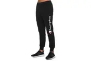 Champion Men's Script Cuff Track Pants - Black