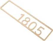 Angoily Creative House Number Sign Elegant Door Plaque for Home Stylish Address Numbers for outside for Doors Mailboxes
