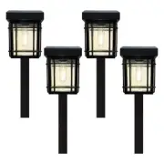 Monteaux Lighting Path Light LED+Solar+Dusk To Dawn+Weather Resistant (4-Pack)