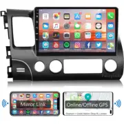 10.1" Android 11 Car Radio Stereo GPS Wifi For Honda Civic 2006-2011 Head Unit