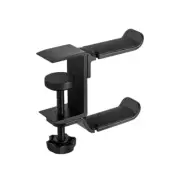 Under Desk Headphone Hook Space Saving With Protective Silicone Pads Headphones