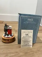 Vintage Coca-Cola Mini Musical Figurine Emmett Kelly “The Pause That Refreshes”