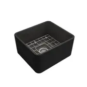 Turner Hastings Novi Fine Fireclay Single Bowl Butler Sink - Matte Black