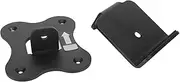 Loudspeaker Wall Holder Made of Metal, Stable Support, Easy Installation, Rotatable, Space-Saving, Elegant Look with 110 X 90 Mm Base for HW Q930B, HW Q930C