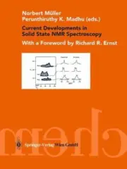 Current Developments in Solid State Nmr Spectroscopy, Hardcover by Muller, No...