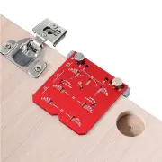 Cabinet Hinge Jig Adjustable Drilling Distance 35mm Drill Guide Concealed Hinge Jig Fits 45mm & 48mm Two-hole Distance H