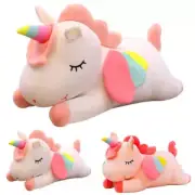 Unicorn Stuffed Animal Soft Plush Toy Throw Pillow Plushie Doll Kids Xmas Gift ~