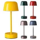 Metal Table Lamp Wireless Bedside Lamp Simple Night Light for Bedroom Study Room