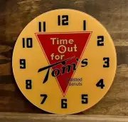 14-3/8" Tom's Peanuts Round Replacement Clock Face for Pam Clock FREE SHIP