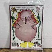 Stephanies Collection Color In Iron On Transfer - Thanksgiving Turkey